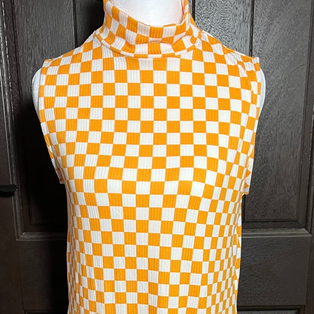 Dressed in Lala Gigi Sleeveless Ribbed Playsuit in Sunshine - Picture 3 of 6